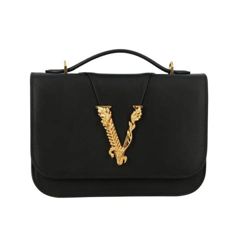 versace leather bag|Versace bags sale outlet.